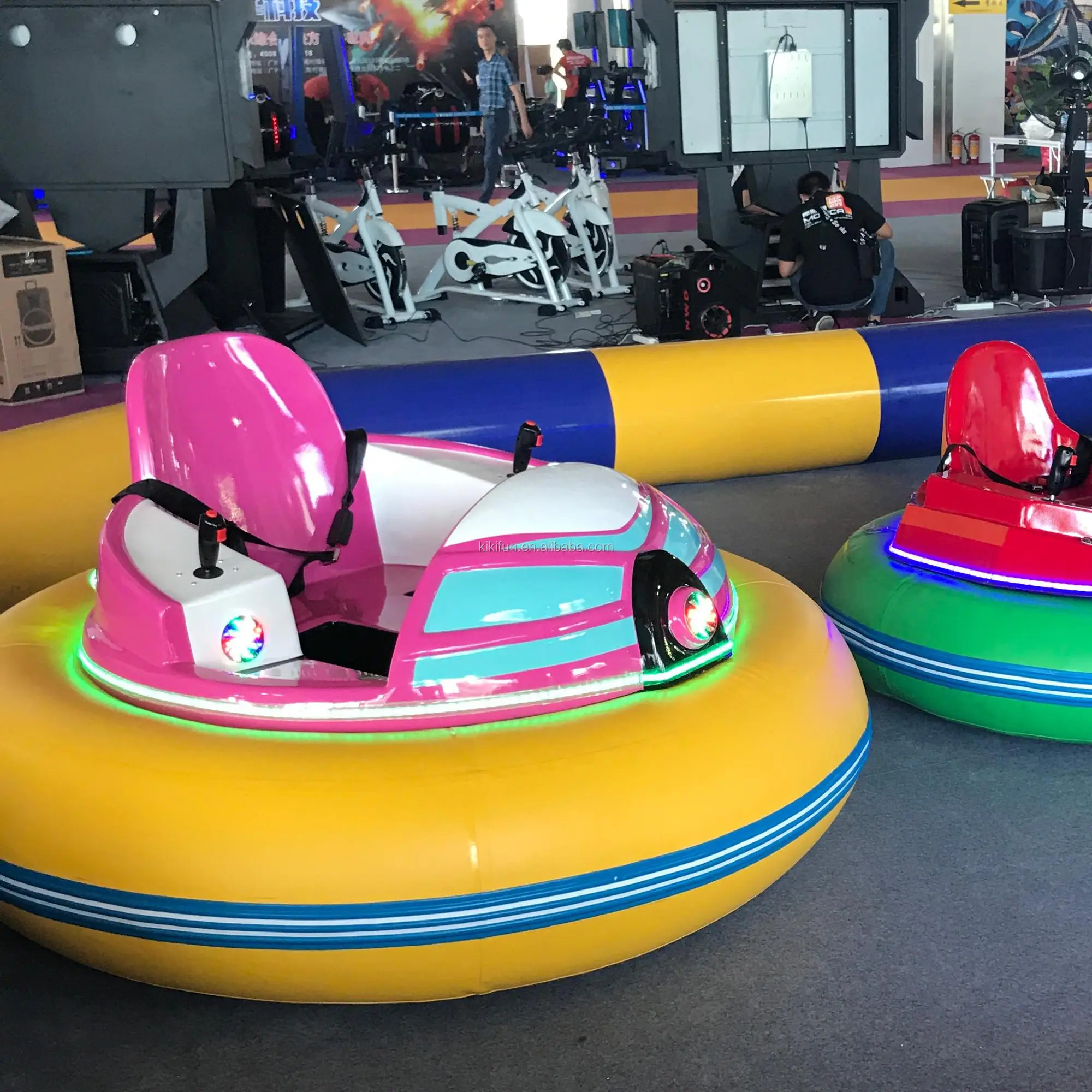 

Kids Play Ride on 24volt Electric Bumper Car for Amusement Parks, Cheap Indoor & Outdoor UFO Inflatable Bumper Cars for Sale New