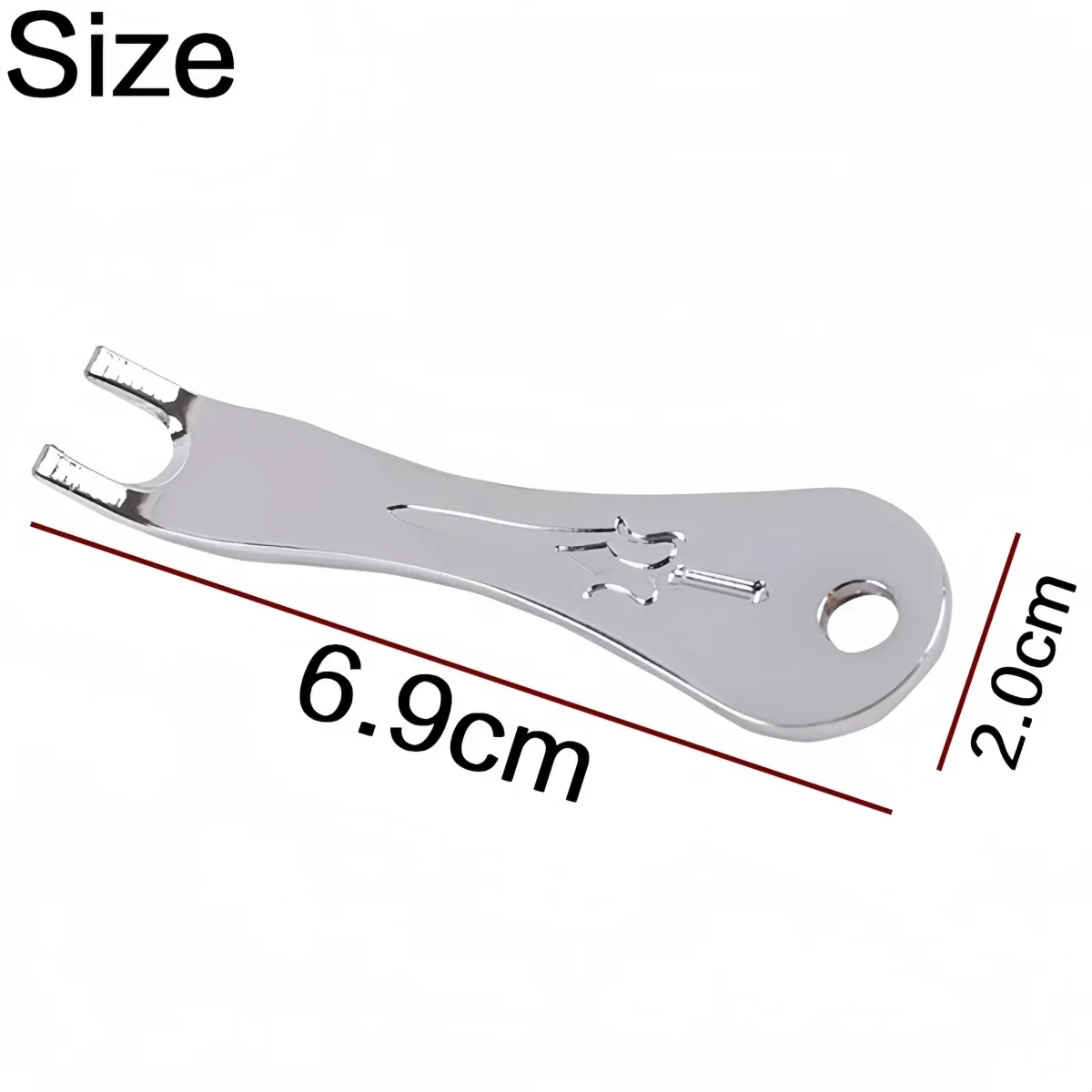 Silver Metal Guitar Bridge Pin Puller, String Peg Remover Tool for Folk Guitar Maintenance, Portable String Changing Accessory