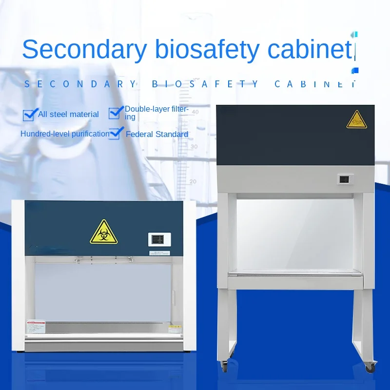 

Laboratory Level 2 Biological Slaughter House Clean Safety Cabinet Single Double Half Full Row BHC1000-A2 Non-Medical