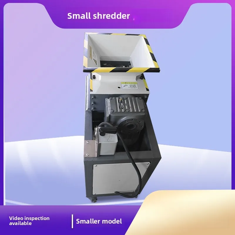 نفايات المطبخ الصغيرة ذات العمود المزدوج لوح خشبي أحادي الطور من الشركة المصنعة لآلة تقطيع الورق البلاستيكية #3