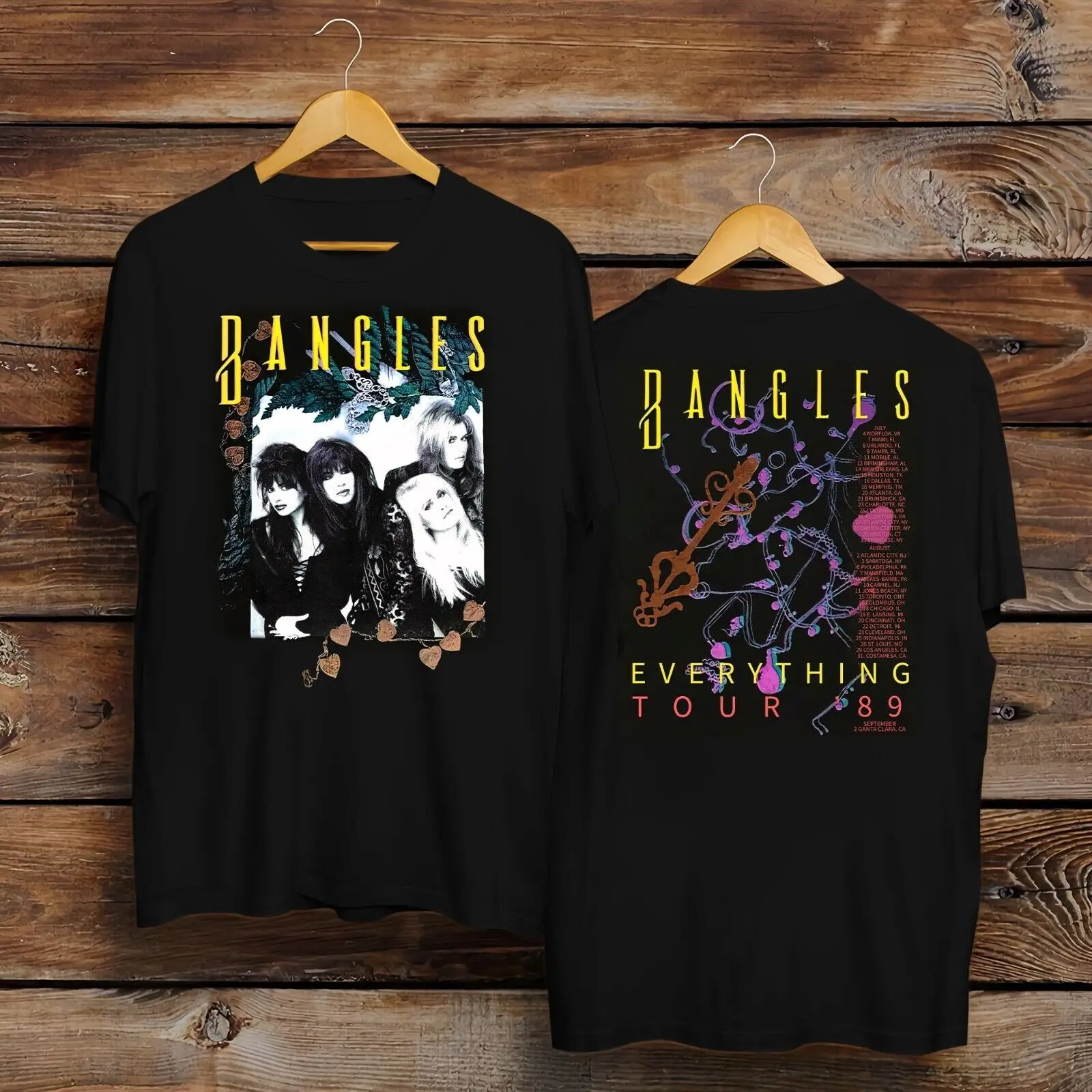 The Bangles Everything Tour '89 T-Shirt, The Bangles Tour 1989 Shirt