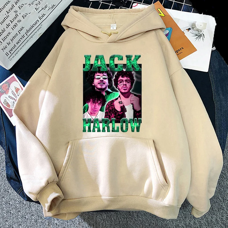 

Толстовки с графическим принтом Jack Harlow, зимние толстовки с длинным рукавом, флисовая одежда, свободные пуловеры унисекс, удобные толстовки с круглым вырезом