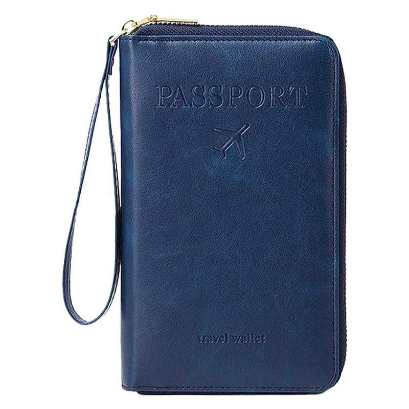 

340D Case Holder Cover Travel Wallet PU Leather Card Case Travel Accessories for Women and Men