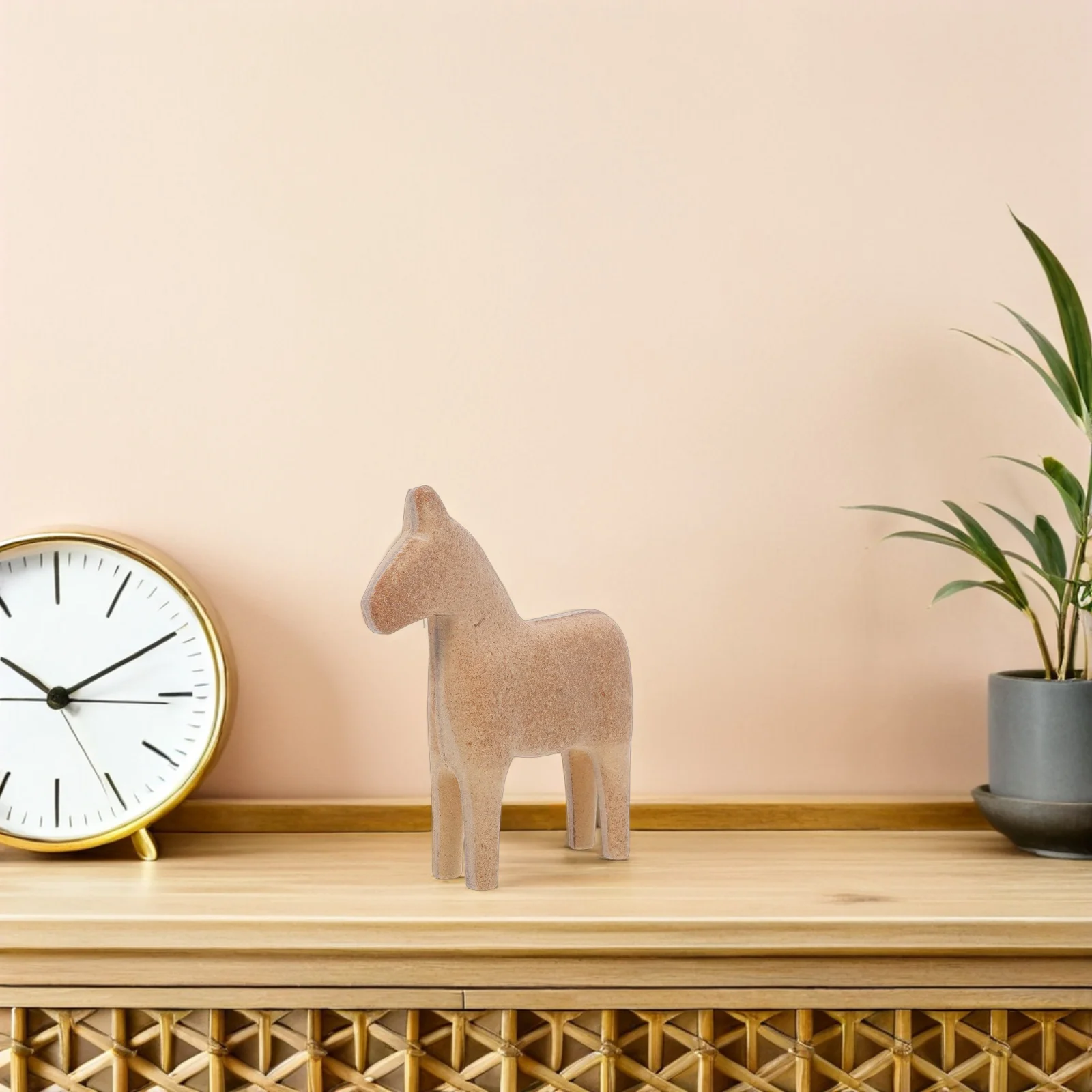 

3pcs Unfinished Paintable Wooden Horse Cutout, Hand Carved Animal Figurines For Diy Art Projects, Farm Painting Kit ,