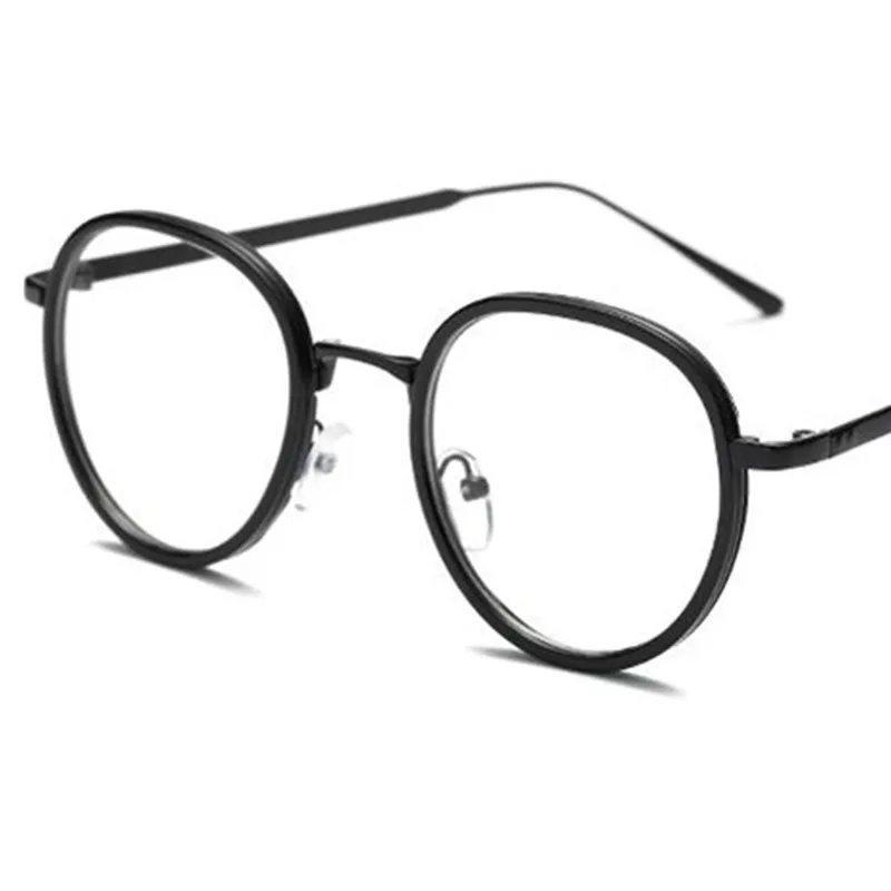 Fashion Campus cultural Eyeglasses Alloy Frame Spectacles Retro Google Fragmented Flowers Ornamental Classic Optical Glasses