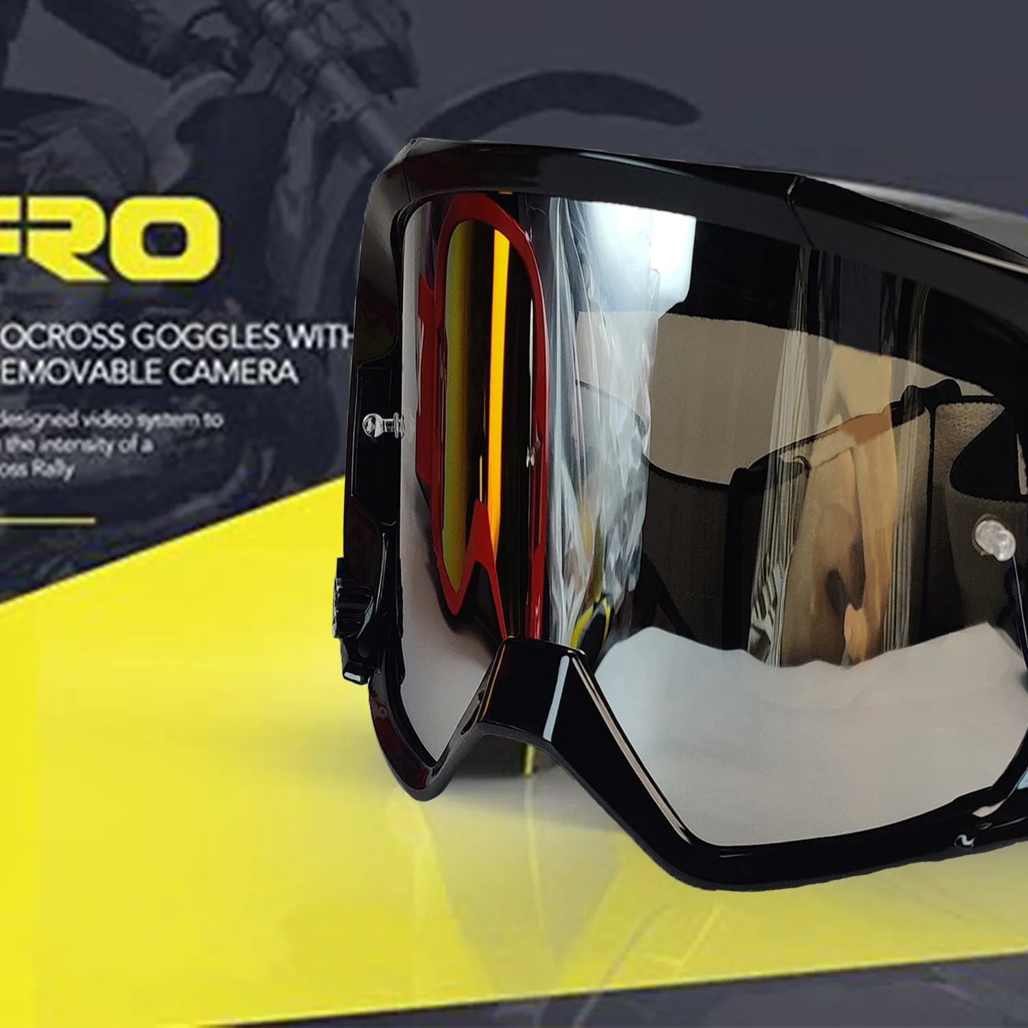 Latest Motorcycle Goggles for Men. Off-road Sunglasses. Safety Protection. MX Night Vision Helmet Visor. Retro Driving Glasses - view 4