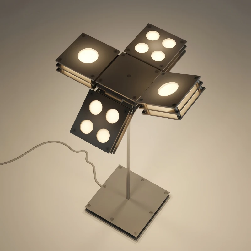 Rotatable folding creative desk lamp, ambient decorative table lamp