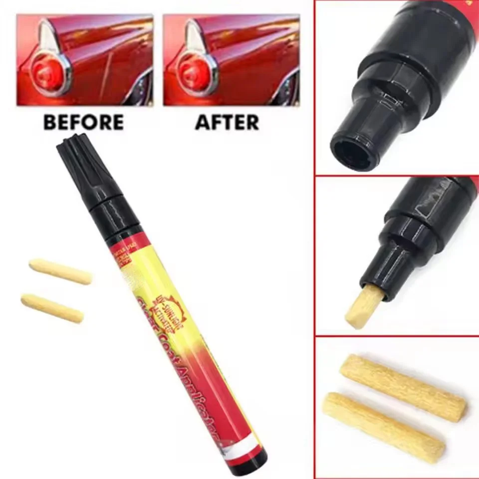 MOBIDEA 1pcs Waterproof and Non-Toxic Car Paint Pen Car Scratch Repair Pen Body Door Paint Pen Scratch Repair Clear