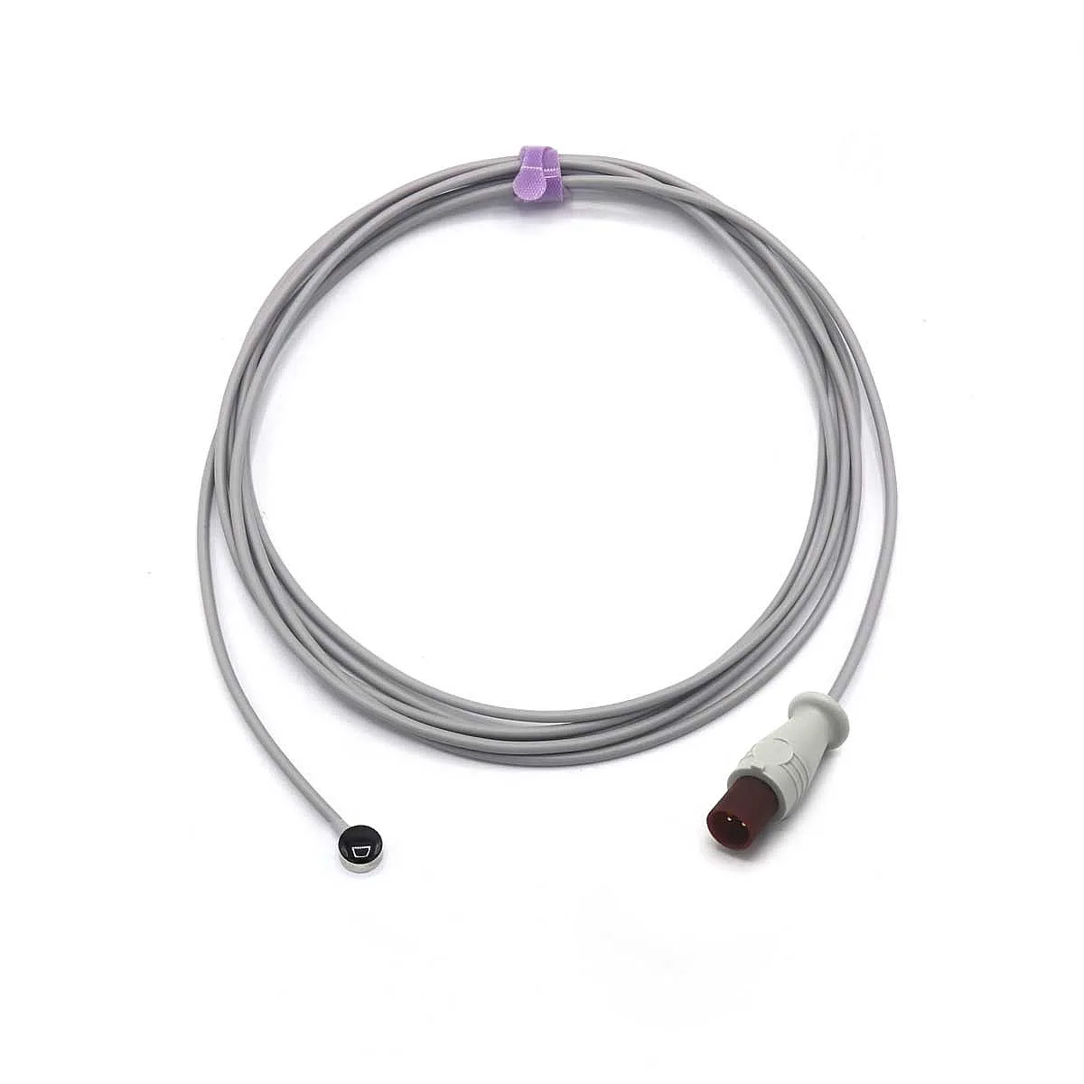 Compatible with PH-HPs 21078A  Reusable Adult Skin Surface Temperature Probe with 2-Pin Connector, 3 M