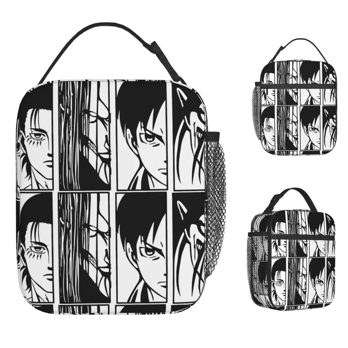 

Anime Attacking On Titans Lunch Bag Funny Lunch Box Travel Portable Insulated Thermal Lunch Bags Waterproof Designer Cooler Bag