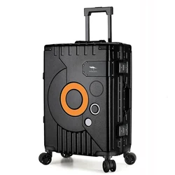 2024 New Suitcases on Wheels Men and Women Carry-on Trolley Travel Bag 20/22/24/26 Inch Password Suitcase Large Size Luggage