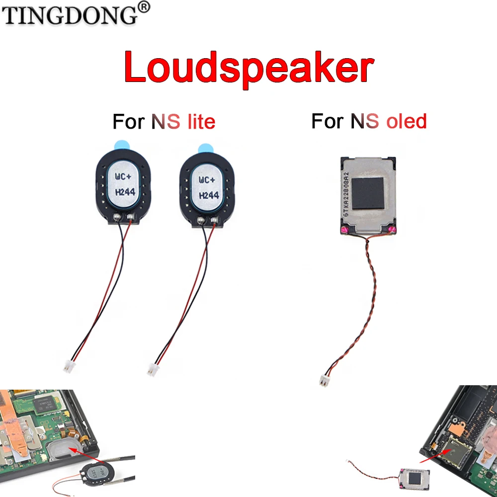 Ersatz-Innenlautsprecher für Switch Lite/Switch/Switch OLED Konsole, eingebauter Lautsprecher, Reparaturteil