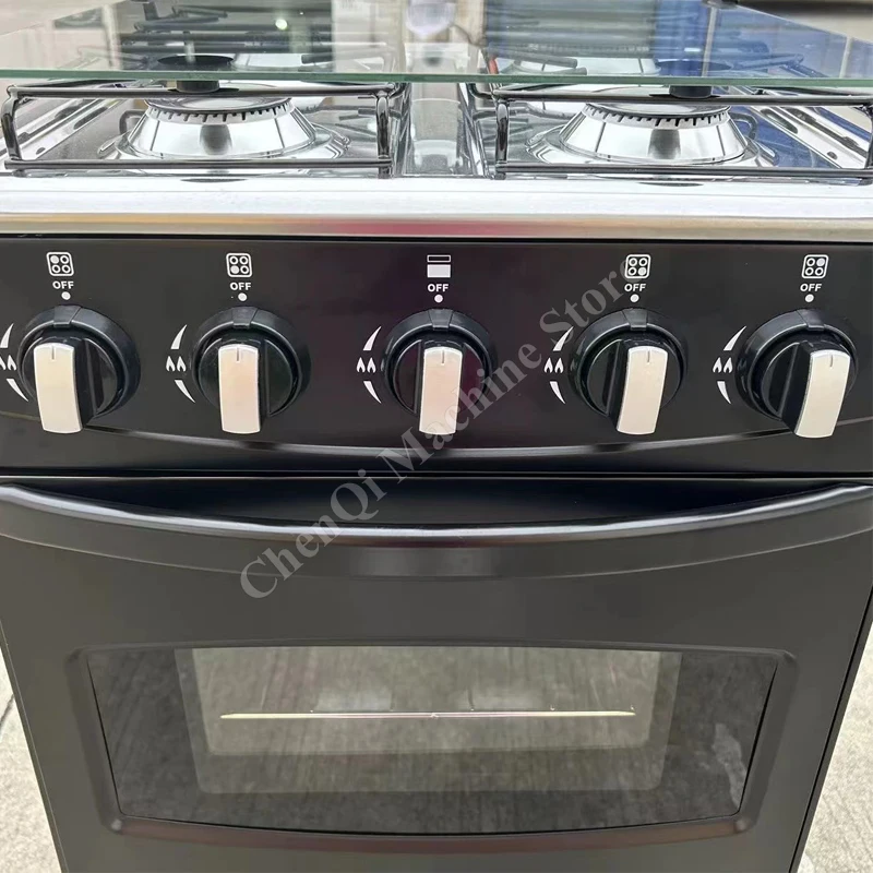 Four Burnesr Gas Strove Stainless Steel Countertop Equipment Oven Manual Ignition Commercial Restaurant Domestic Gas Hob
