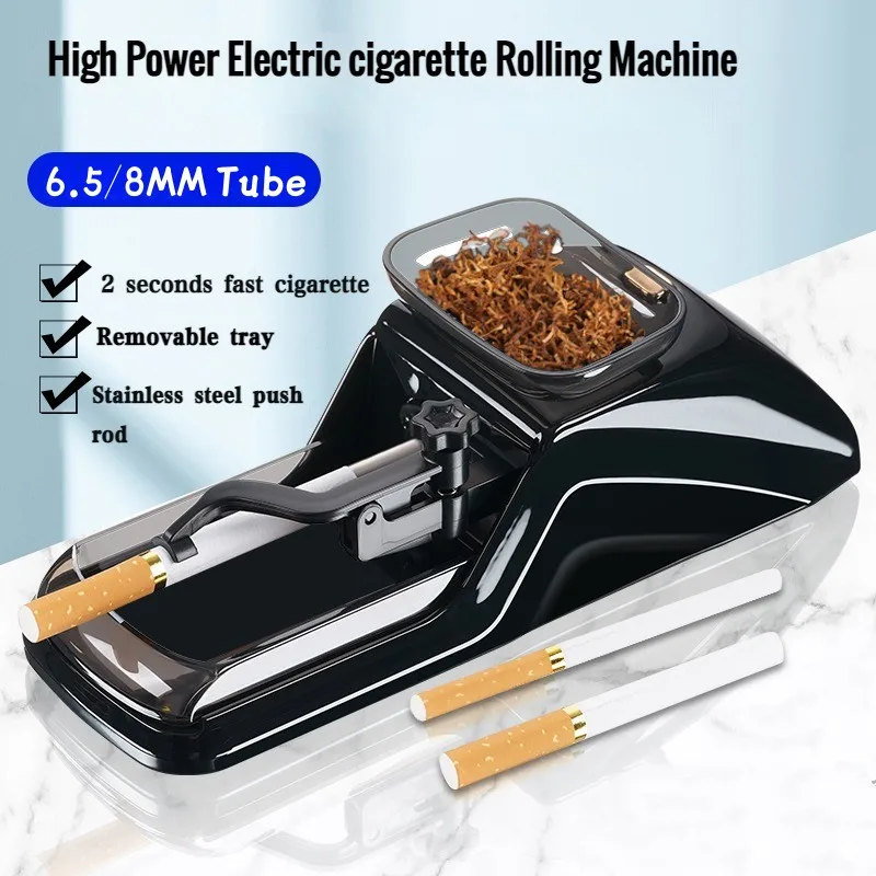 

WE PUFF 6.5/8mm Tube Electric Cigarette Rolling Machine High-power Motor Fully Automatic Tobacco Injector Maker Gadgets for Men