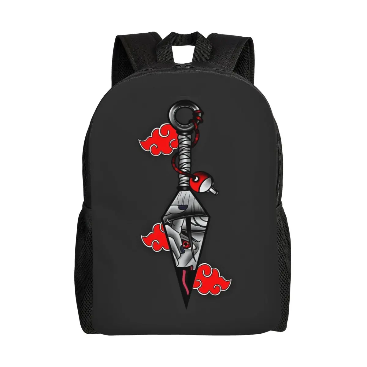 

Custom Uchiha Sasuke Travel Backpack Women Men School Computer Bookbag N-Narutoes College Student Daypack Bags