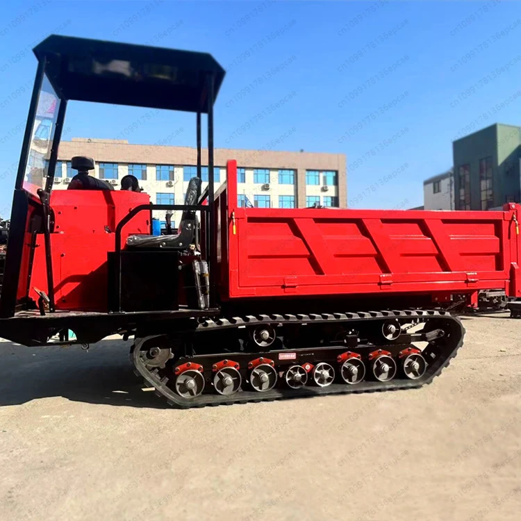 Chinese Farm Agricultural Crawler Transporter Dumper Mini Tracked Crawler Dumper 2ton 3ton 5ton