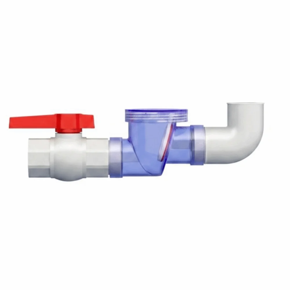 plastic Wash Basin Drainage Pipe Kit Curved Tube Anti-Blocking Sink Drain Check Valve Odor Proof Fast Connection