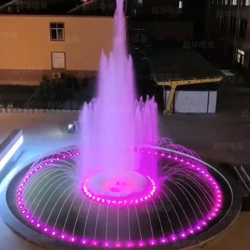 

Luxury Floating Music Fountain Outdoor Garden Pool Equipment with Dancing Lights