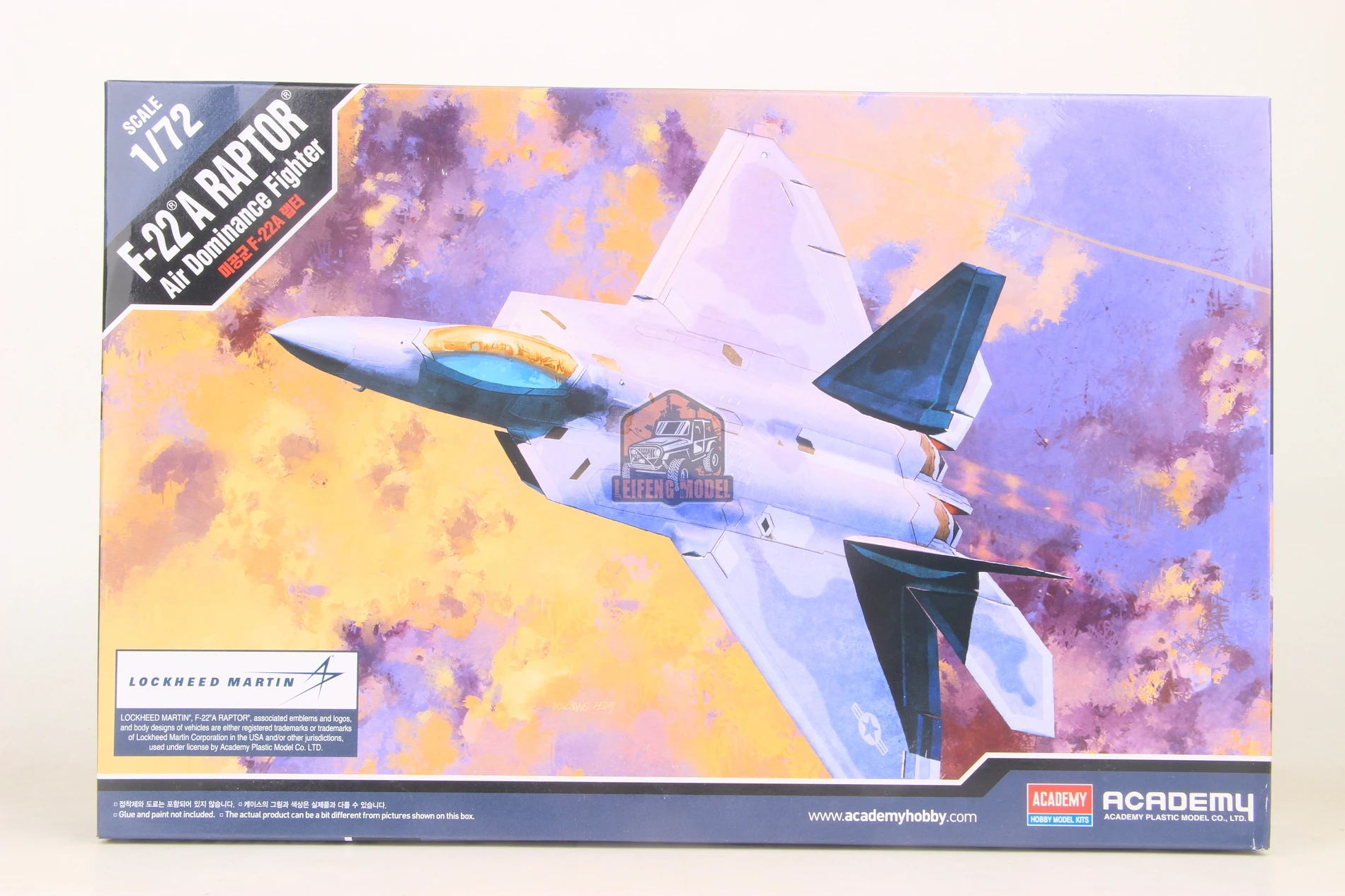 

Academy Hobby 12423 1/72 F-22A RAPTOR AIR DOMINANCE FIGHTER