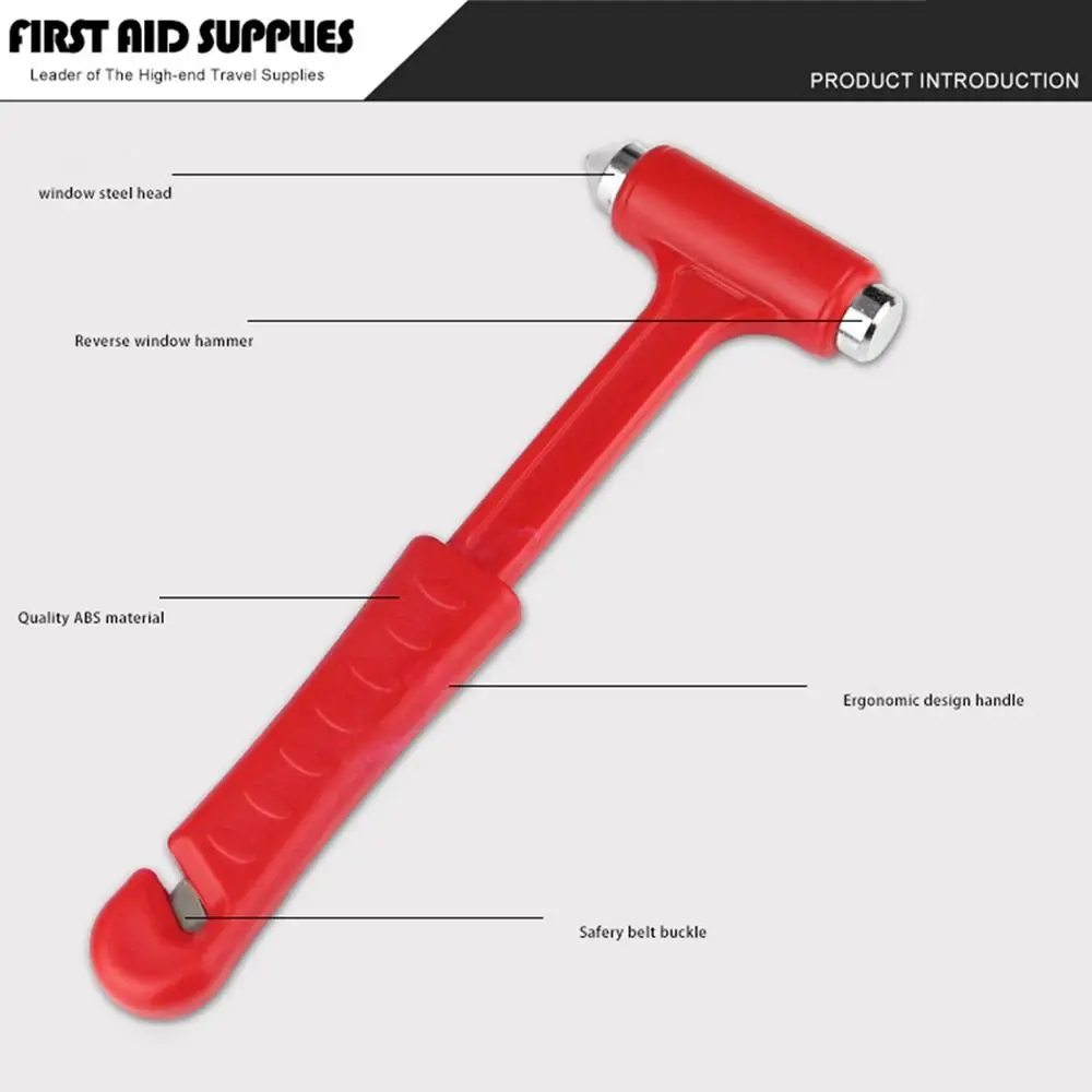 New Escape Tool Car Safety Hammer Multifunction ABS Rescue Hammer Auto Emergency