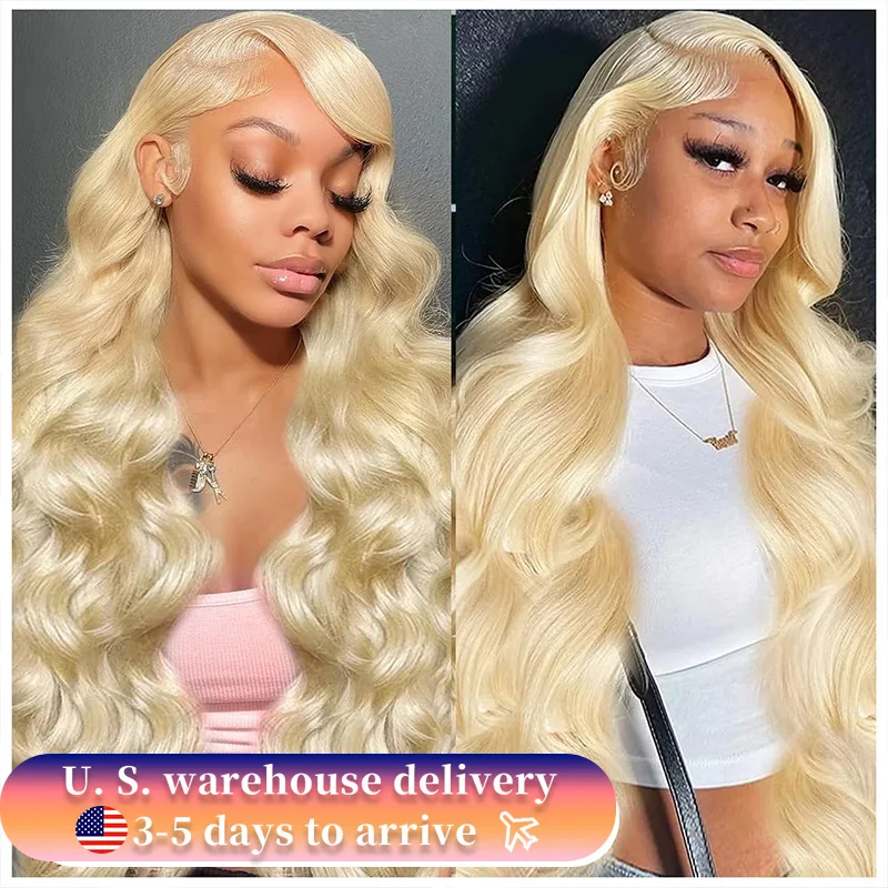 

Blonde 613 HD Lace Frontal Wig Body Wave 13x6 Lace Front Wig Blonde Wigs Brazilian 100% Human Hair Remy Closure Wigs For Women