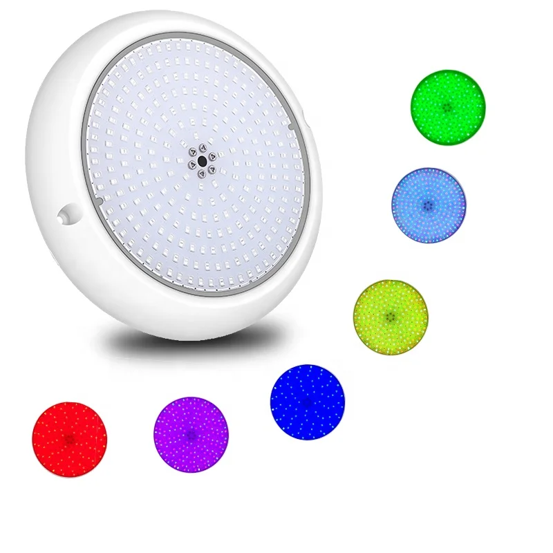 

Изысканные заводские IP68 водонепроницаемые 18 Вт RGB меняющие цвет светодиодные фонари для бассейна для освещения подземного плавания