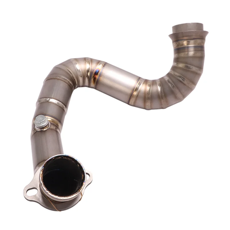 Motorcycle Front Middle Link Pipe Connect 2inch Exhaust Muffler Pipe for Duke 690 2012 2013 2014 2015 2016 2017 2018