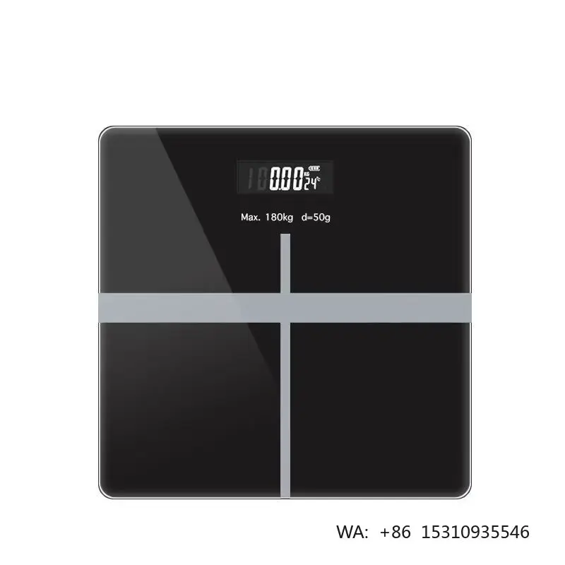 New Smart for Tempered Glass Body Fat Scale Precision Home Scale Compact Rechargeable Personal Weight Scale