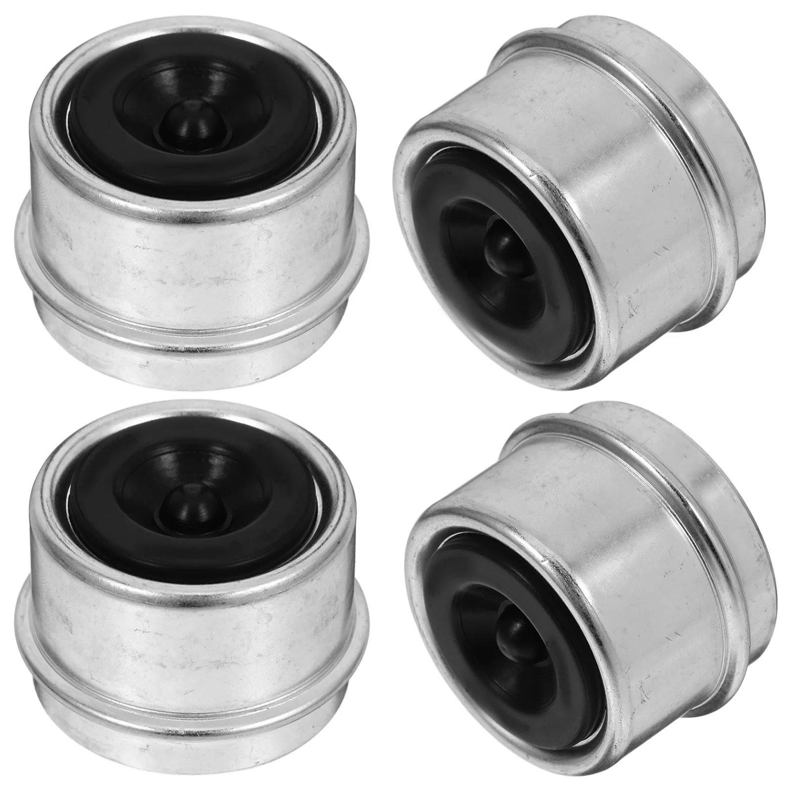 

4 шт. Защитные колпачки для подшипников ступицы прицепа, пылезащитные колпачки для оси колеса, предотвращают загрязнение и износ, совместимы с автодомами, лодками, модифицированные