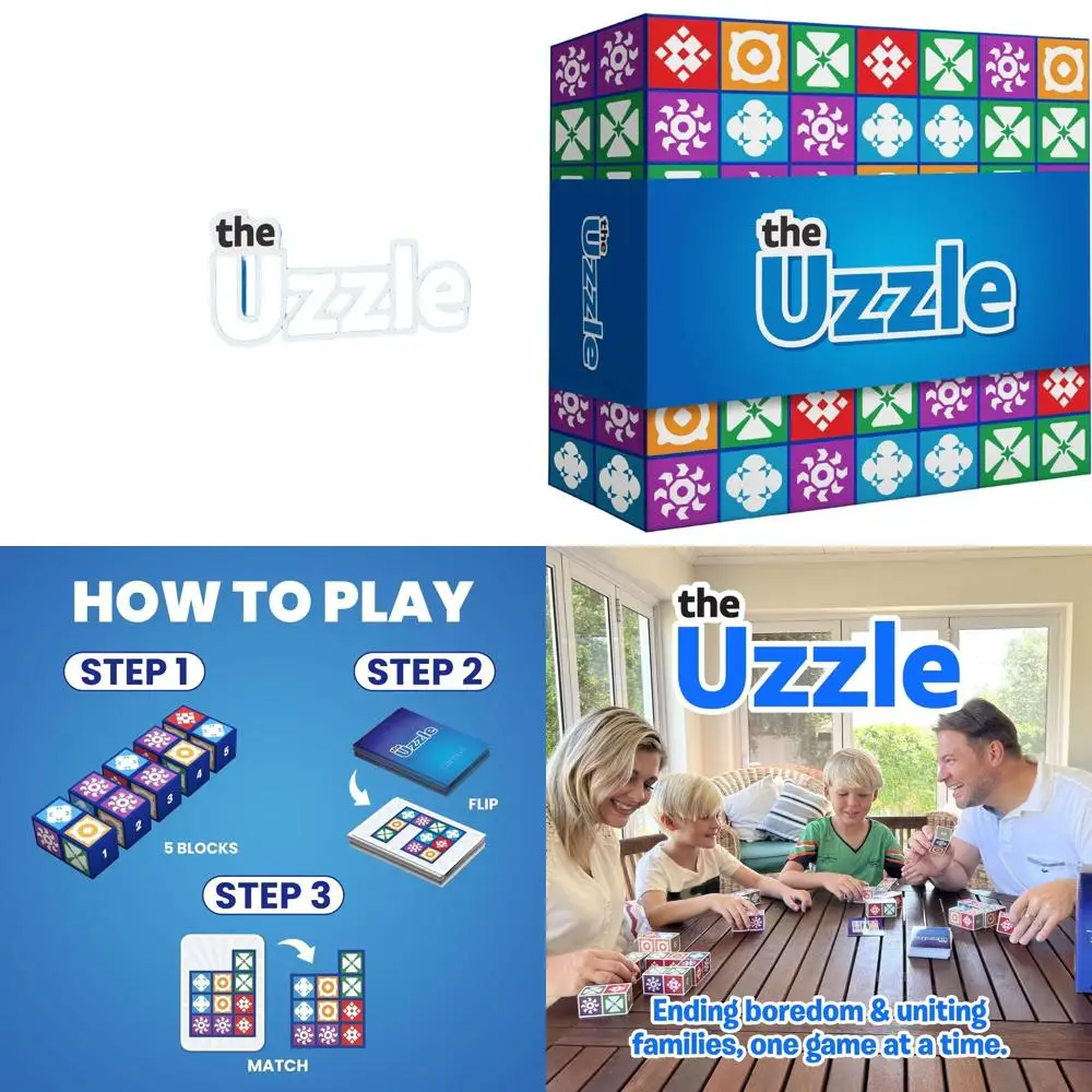 Uzzle 3.0: Gioco di puzzle a blocchi coinvolgenti per famiglie, adatto ai 4 anni in su