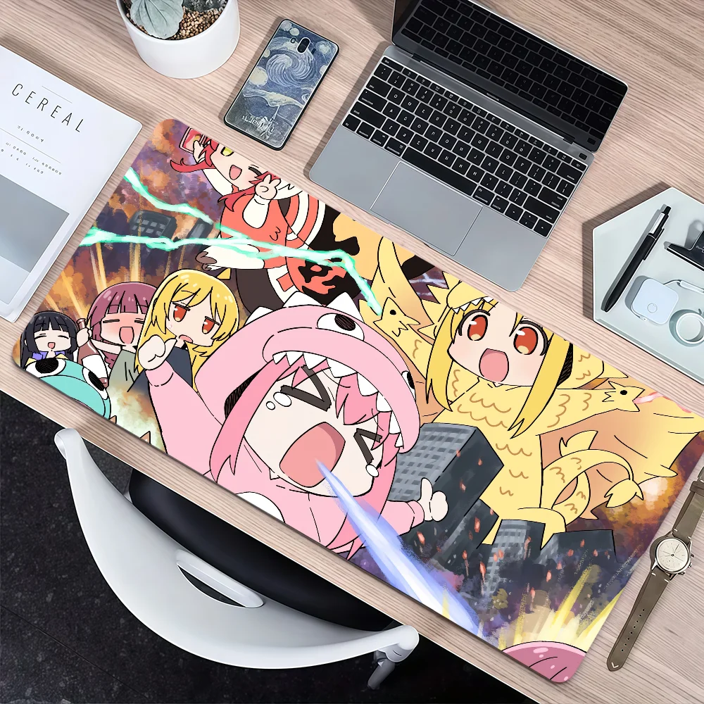 B-Bocchi The Rock Anime-Mauspad, rutschfest, verdickt, großes Schreibpad mit Lockedge, für Büro, Studenten, Gaming-Kissen