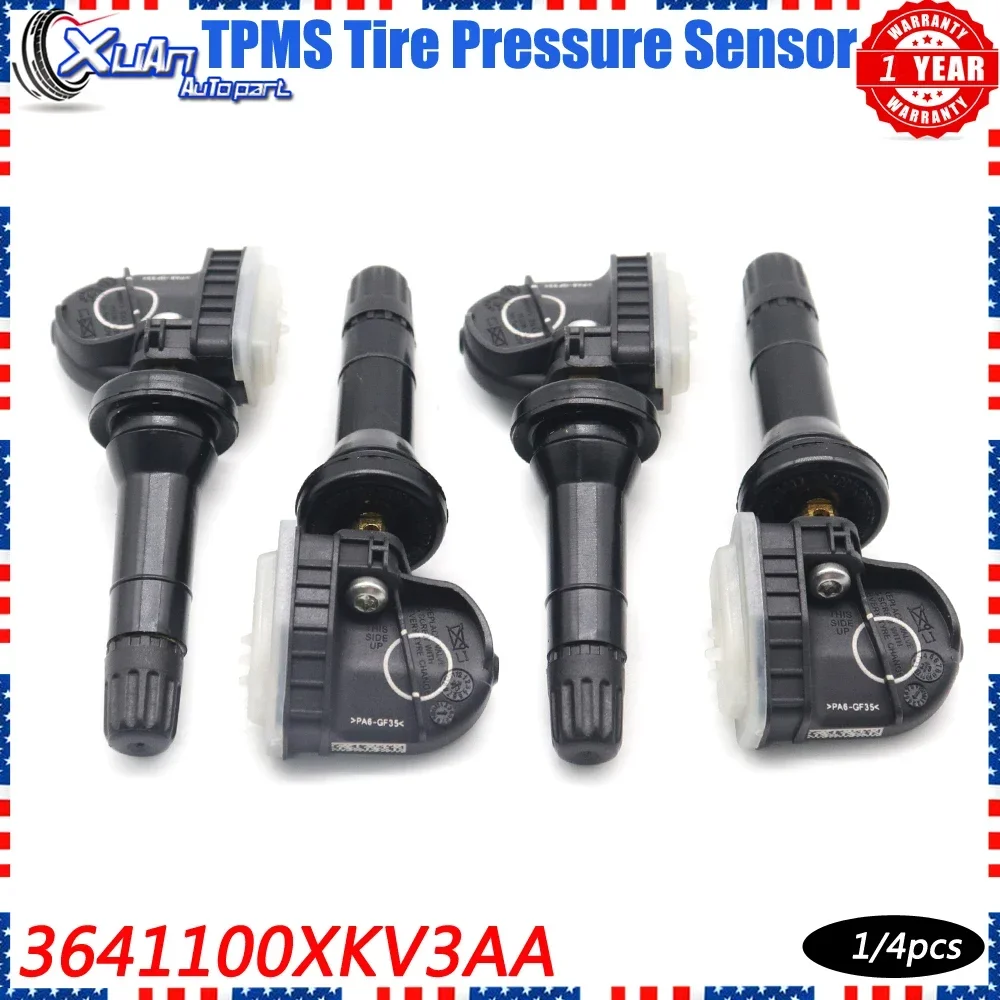 

433MHz NEW 3641100XKV3AA Car TPMS Tire Pressure Monitor Sensor For Great Wall HOVER H5 WINGLE 5 C30 Tank 330 300 500 Haval XY H5