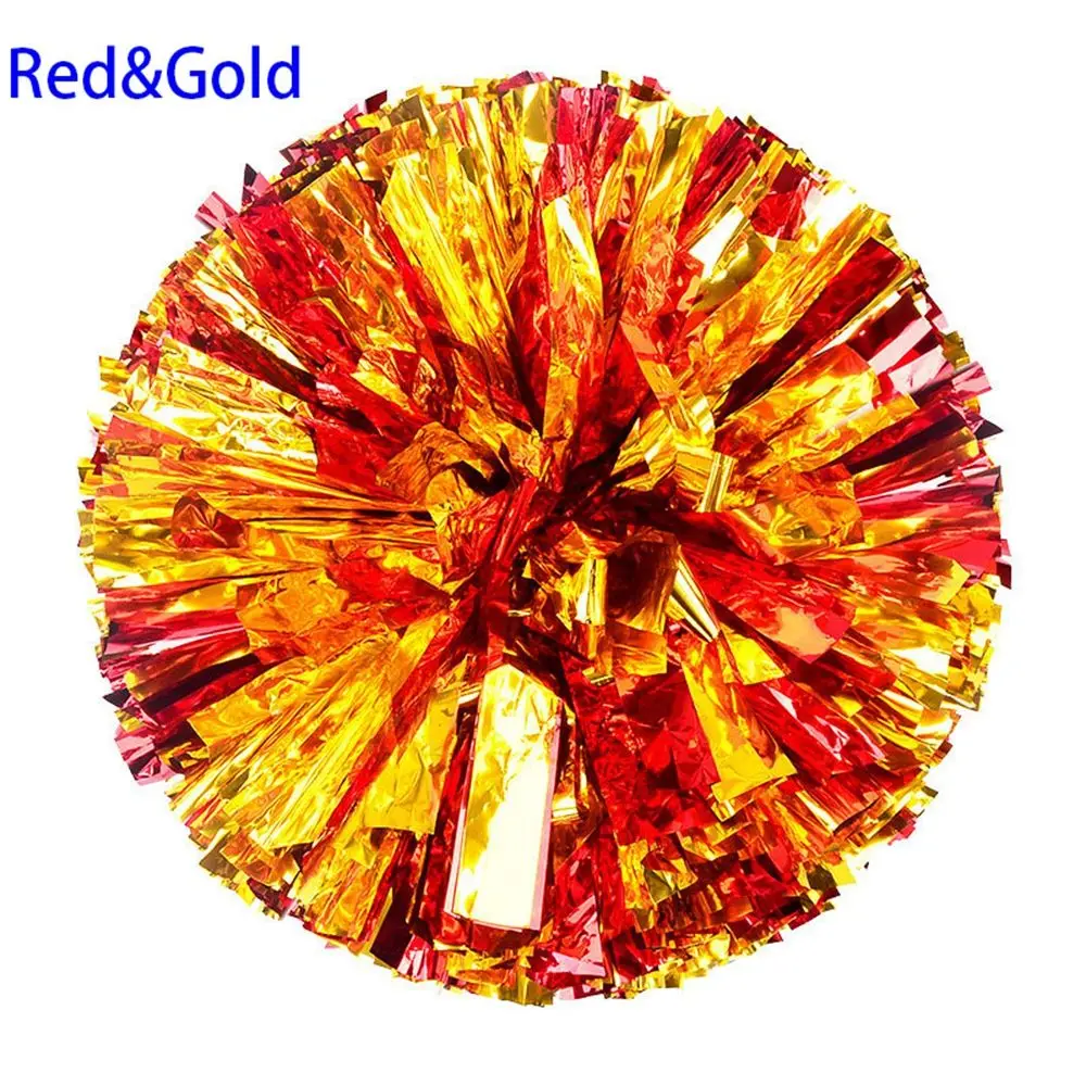 Competition Flower Double hole handle Dance Party Decorator Club Sport Supplies Cheerleader Pom Poms Cheerleading Cheering Ball
