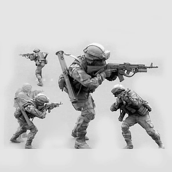 

1/35 （50mm）Resin Soldier model kits figure colorless and self-assembled （1 soldier） A-2091