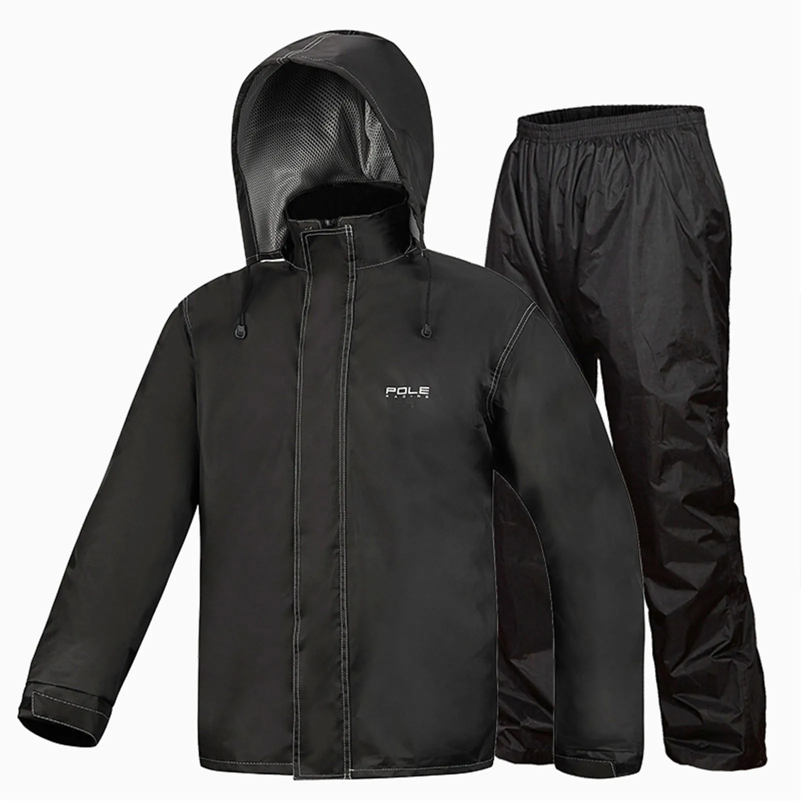 Regenpak Waterdichte cyclusregenhoes Jas en broek Unisex Wandelregenjas Broek Regenkleding voor motorvissen Regenpak