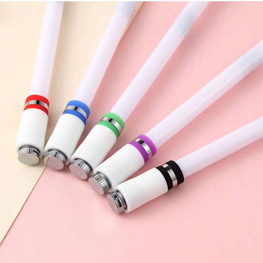 School Supplies Fidget  Finger Game Magnet Light Balance Pen Rotating Light Pen Foldable Spinning Pen Luminous Spinning Pen
