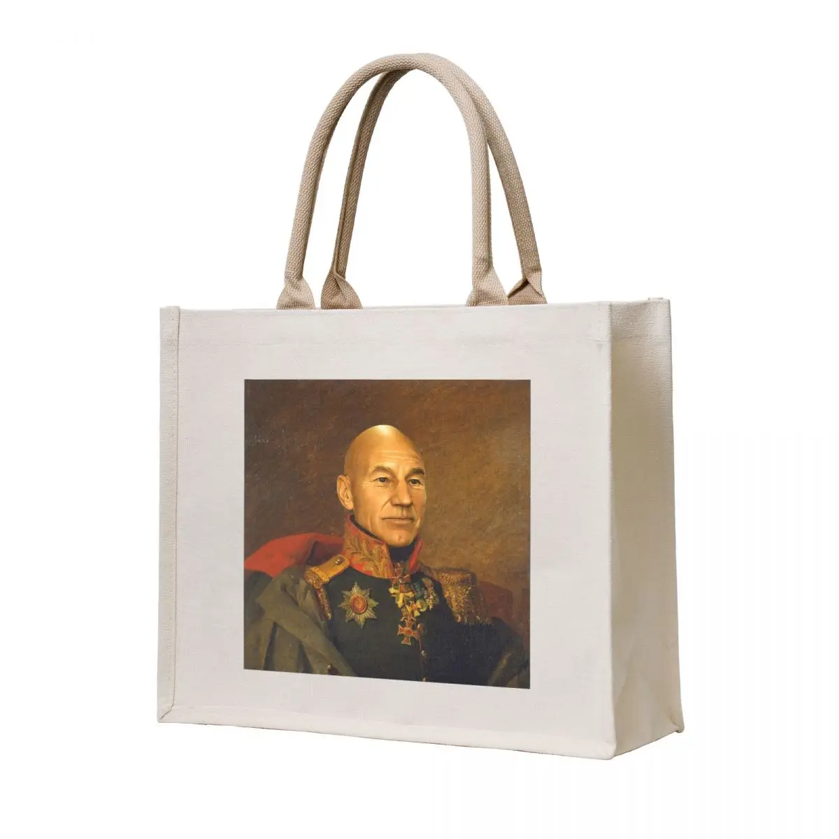 

Sir Patrick Stewart OBE - replaceface Tote Bag Custom bag cloth bag woman Shopper