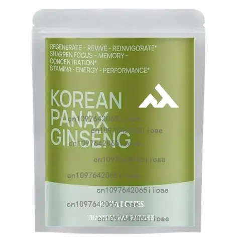 30 패치 에너지, 성능, 활력 및 면역을 위한 한국산 홍삼 뿌리 경피 패치