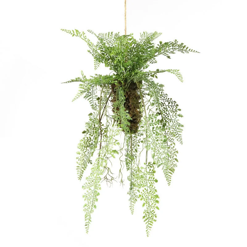 Fern Persia Plant Aerial Hanging Ball Artificial Plant Plastic Grass Wedding Party Wall Balcony Home Decor