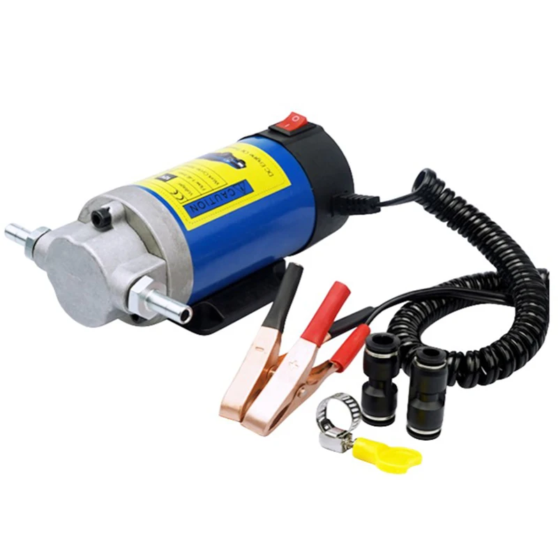 

Portable Oil Transfer Pump 12V Electric Scavenge Fluid Suction Transfer 1-4L/min Extractor Siphon Tool for Car Motorcycles Boats