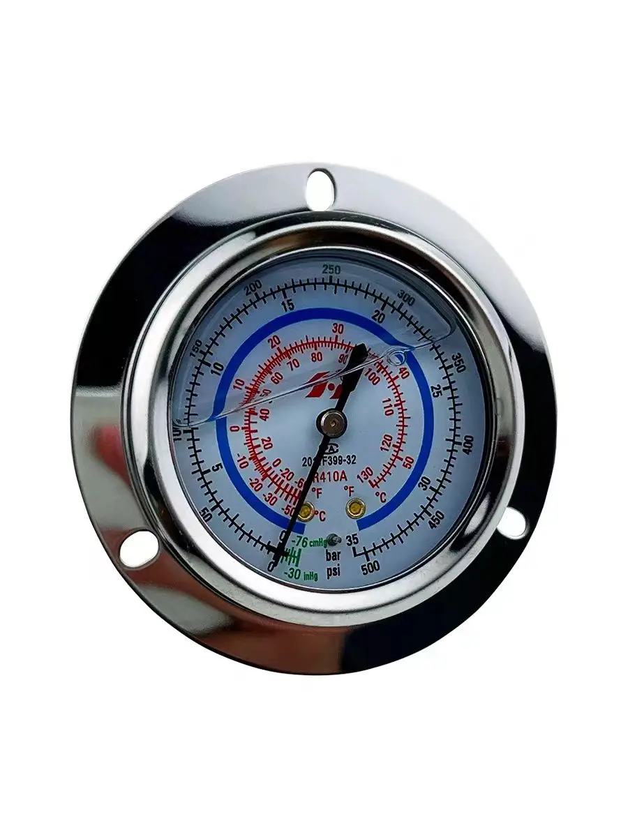 Cold storage refrigeration unit pressure gauge high and low pressure oil gauge snow type gauge R22 R134AR404A refrigeration equi