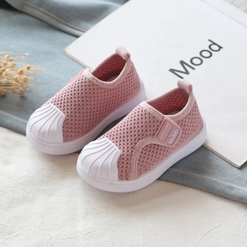 Kids Casual Shoes Boys Girls Sneakers Summer Spring Fashion Breathable Baby Soft Bottom Non-Slip Children Shoes