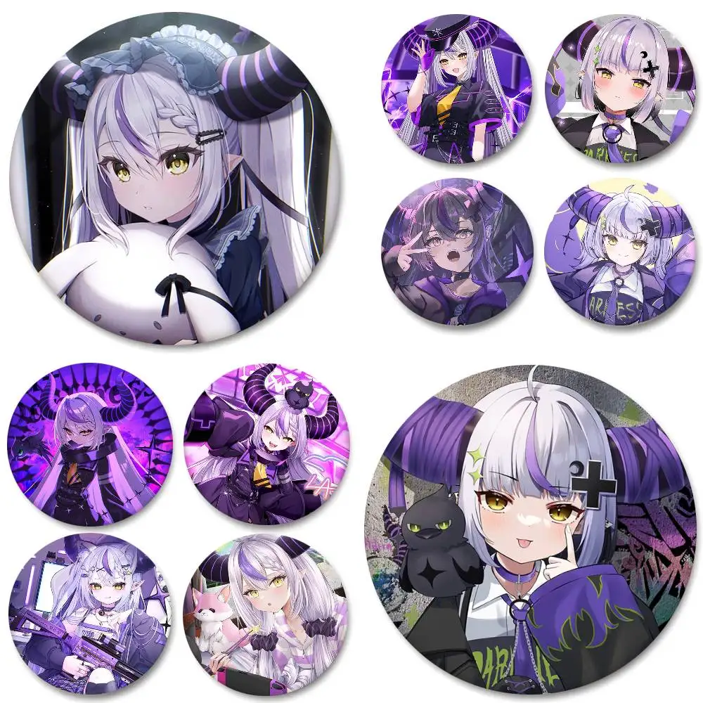 Anime Virtual Girl La Darknesss Round Badges Can Be Used To Decorate Clothes And Backpack Pins