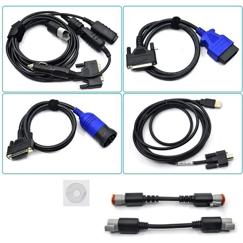 For Heavy-Duty Truck Diagnostic Tool V7.62 V8.7 6 Data Link Adapter Obd2 Cable,For Heavy-Duty Diagnose Obd Scanner Tools