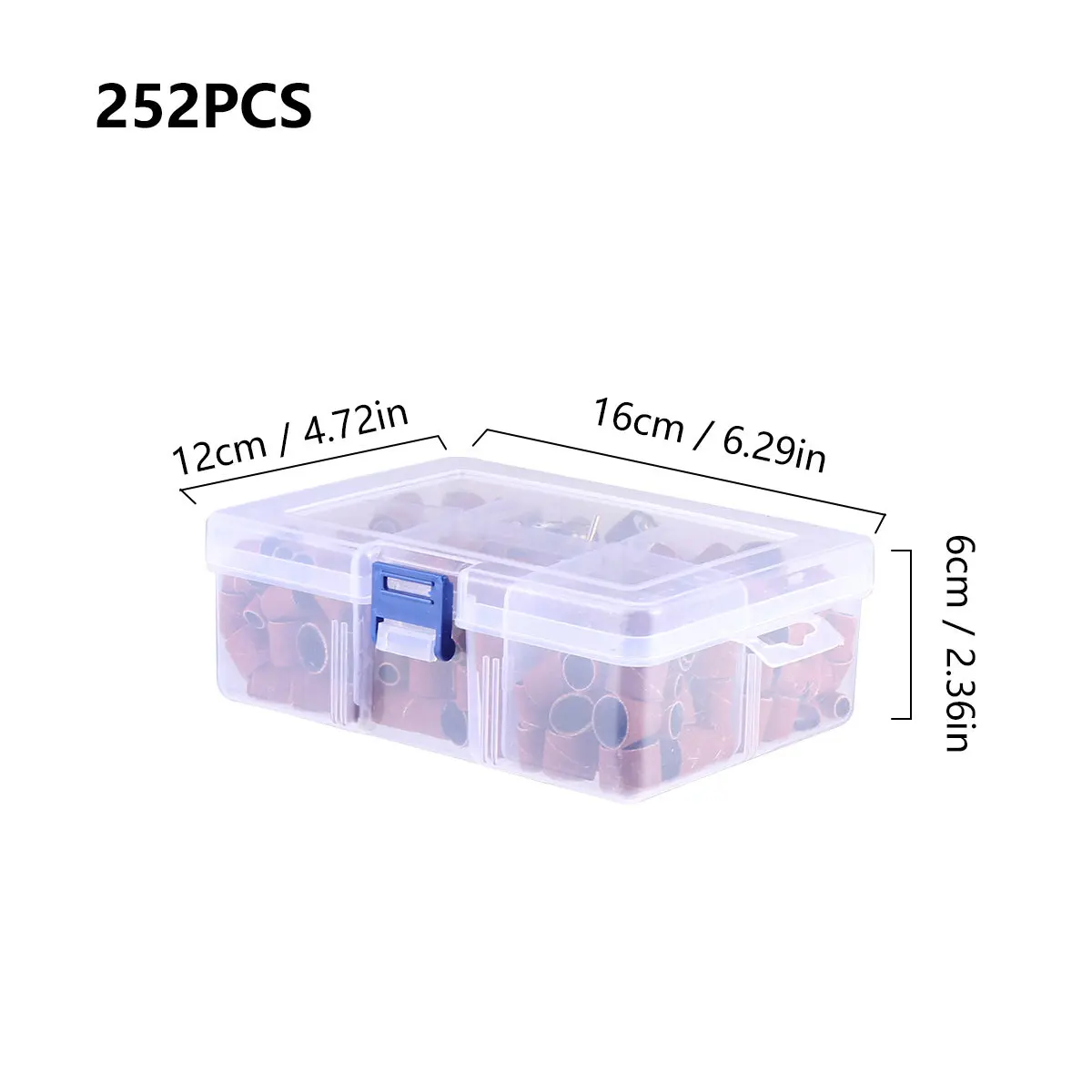 252Pcs Sanding Band Drum Mandrel Sleeve Rotary Tool Set Sanding Drum Bands for Woodwork DIY Finishing Polishing Sandpaper Band