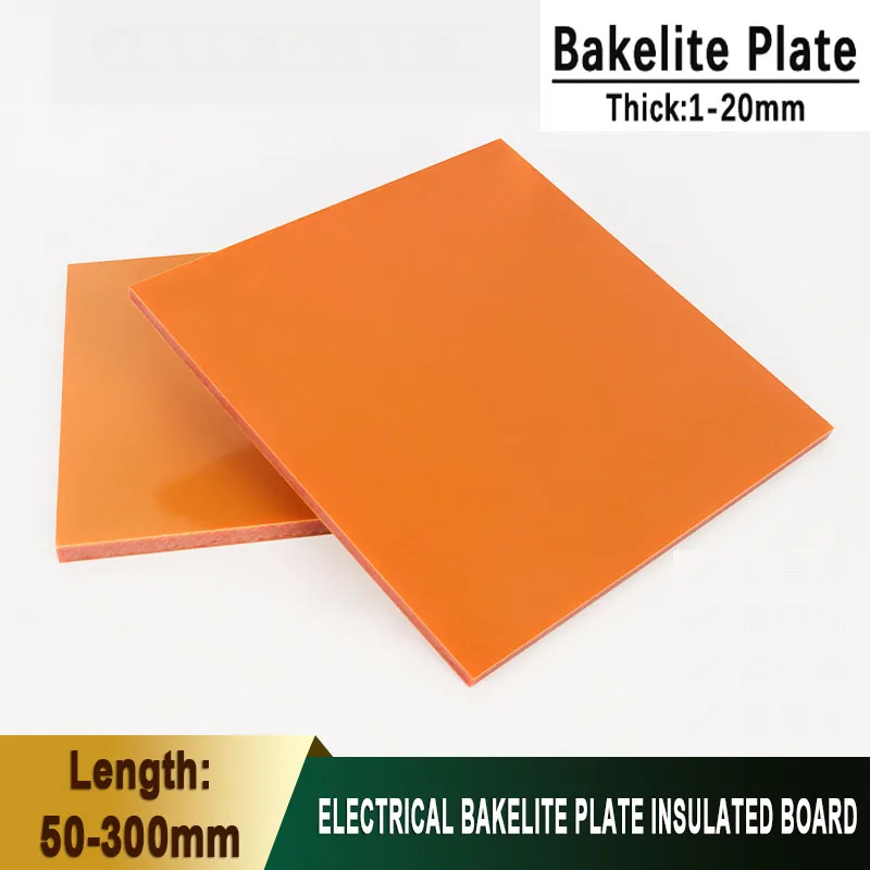 Электрическая-бакелитовая-пластина-Оранжево-красная-изолированная-доска-Антистатическая-и-высокая-термостойкость-Лист-фенольной-смолы-толщиной-1-20-мм