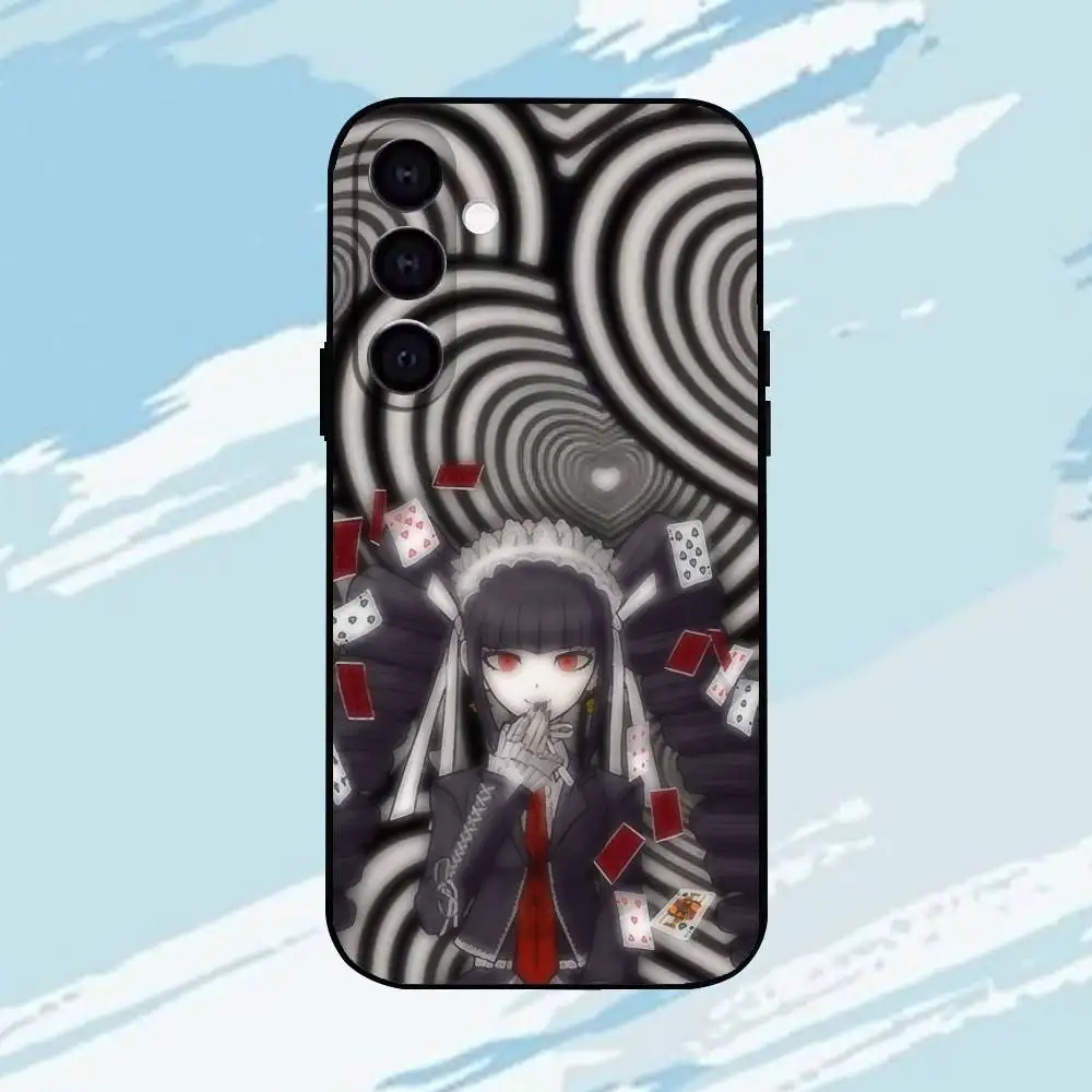Game D-Danganronpa-a zwarte shell telefoonhoes voor Samsung Galaxy A73, A72, A71, A70, A53, A52, A51, andere zachte zwarte shell