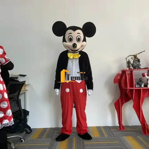 Festtillbehör Cosplay Mus Musse Minnie Stitch Simba Buzz Lightyear Olaf Anna Elsa Maskot Reklam Kostym Maskeraddräkt Fest A 8 best sales Minnie maskotdräkt - №1