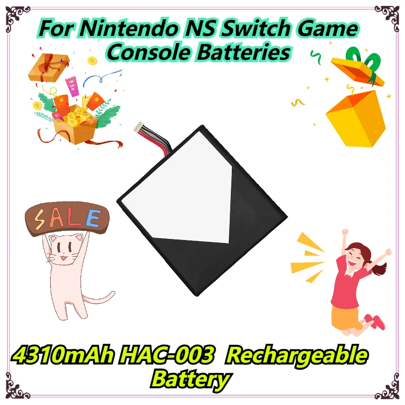 

4310mAh HAC-003 Rechargeable Battery For Nintendo NS Switch Game Console Batteries