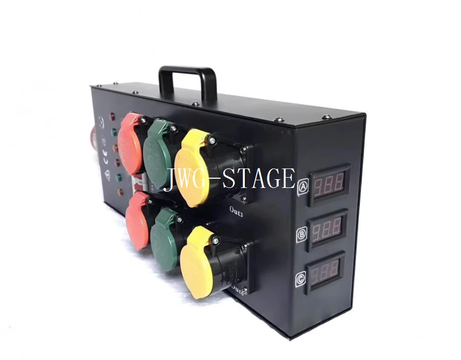 16A Waterproof Plug-In Power Box 6-Way Through Box Junction Box Aviation Box Cabinet Tage Silicon